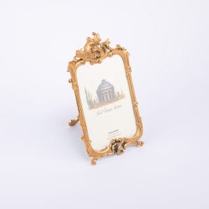 Seda France. Golden Photo Frame in Baroque Design