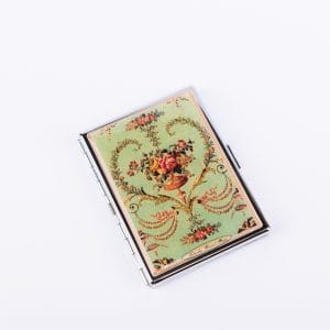 Natasha Farina Paris. Cigarette Case in Floral Design