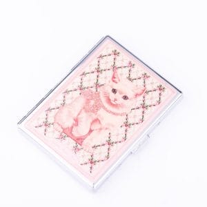 Natasha Farina Paris. Cigarette Case in Cat Design