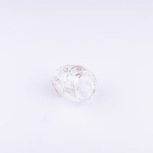 Mario Cioni. Transparent Crystal Cigar Ashtray. Small Size