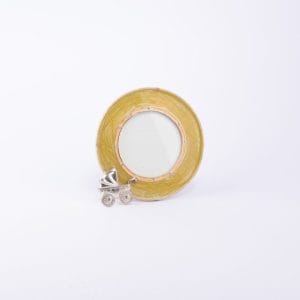 Addison Ross. Round Picture Frame with Stroller Design. Small Size