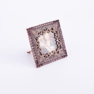 Jay Jayson's. Square Picture Frame Studded with Swarovski. Small Size