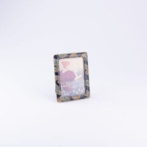 Silverado. Studded Picture Frame in Snake Pattern. Small Size