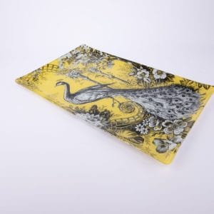 Fringe Studio. Decorative Wall Art Designed with Peacock Print