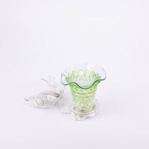 Gift Connection. Green Glass Aroma Diffuser Lamp