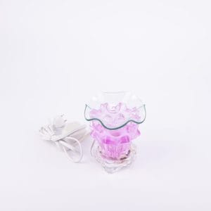 Gift Connection. Purple Glass Aroma Diffuser Lamp