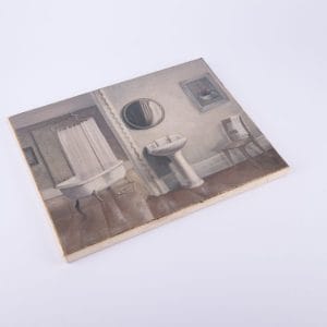 Brookpace Lascelles. Vintage Bathroom Scene Tableau. Medium Size
