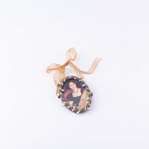 Chehoma. Picture Frame with Pearls & Studs. Small Size.
