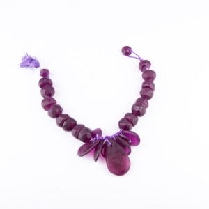 Soap Baubles. Purple Soap in a Necklace Design. Medium Size.