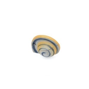 Idée Art Exclusive. Porcelain Box with Seashell Design. Small Size