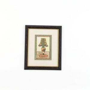 Idée Art Exclusive. Tableau with Lamp Illustration. Large Size