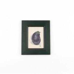 Idée Art Exclusive. Tableau with Eggplant Illustration. Medium Size