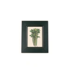 Idée Art Exclusive. Tableau with Celery Illustration. Medium Size