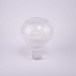 Idée Art Exclusive. Hand-Blown Glass Vase in a Balloon Shape. Large Size