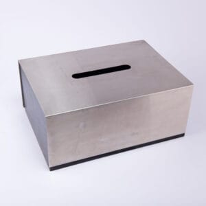 Idée Art Exclusive. Stainless Steel Tissue Box. Medium Size