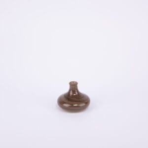 Idée Art Exclusive. Brown Coloured Glass Vase. Small Size
