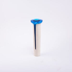 Idée Art Exclusive. Modern Glass Vase Encased in Porcelain. Medium Size