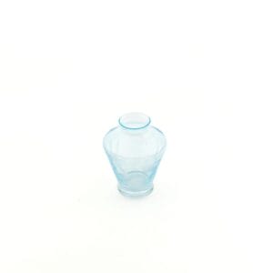 Idée Art Exclusive. Crystal Vase Engraved with Fish Detailing. Small Size