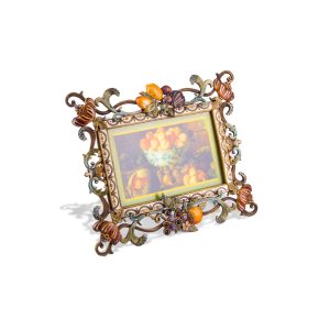 Jay Strongwater. Rectangular Photo Frame Studded with Swarovski
