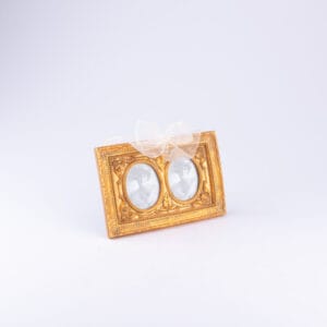 The Bucklers Fifth Avenue. Gold Dual Picture Frame. Small Size