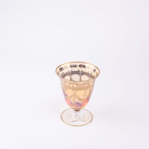 Vetrerie Di Empoli. Amber Crystal Glass. Large Size