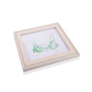 Spicher And Co. Wall Art with Green Bra Drawing