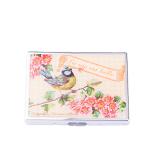 Natasha Farina Paris. Cigarette Case in Bird Design
