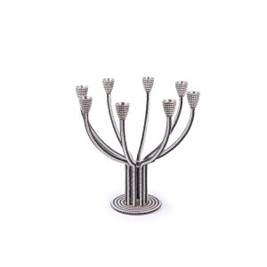 B.B Simon. Candle Holder Studded with Swarovski