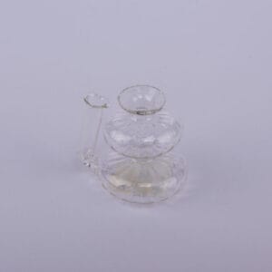 The Writing Desk. Glass Inkwell and Pen Holder. Small Size
