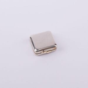 Zaramella Argenti. Sterling Silver Square Shaped Pill Box. Small