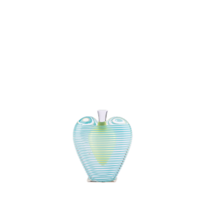 Zellique Inc. Heart-Shaped, Refillable Blue Perfume Bottle. 20 ML