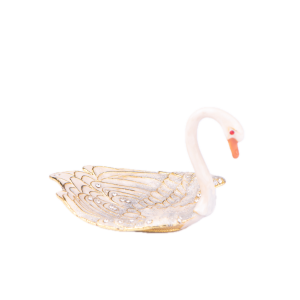 Welforth. Jewellery/Ring Holder In A Swan Shape