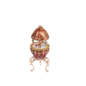 Kingspoint Designs. Wondrous Carousel Egg Figurine. Small Size